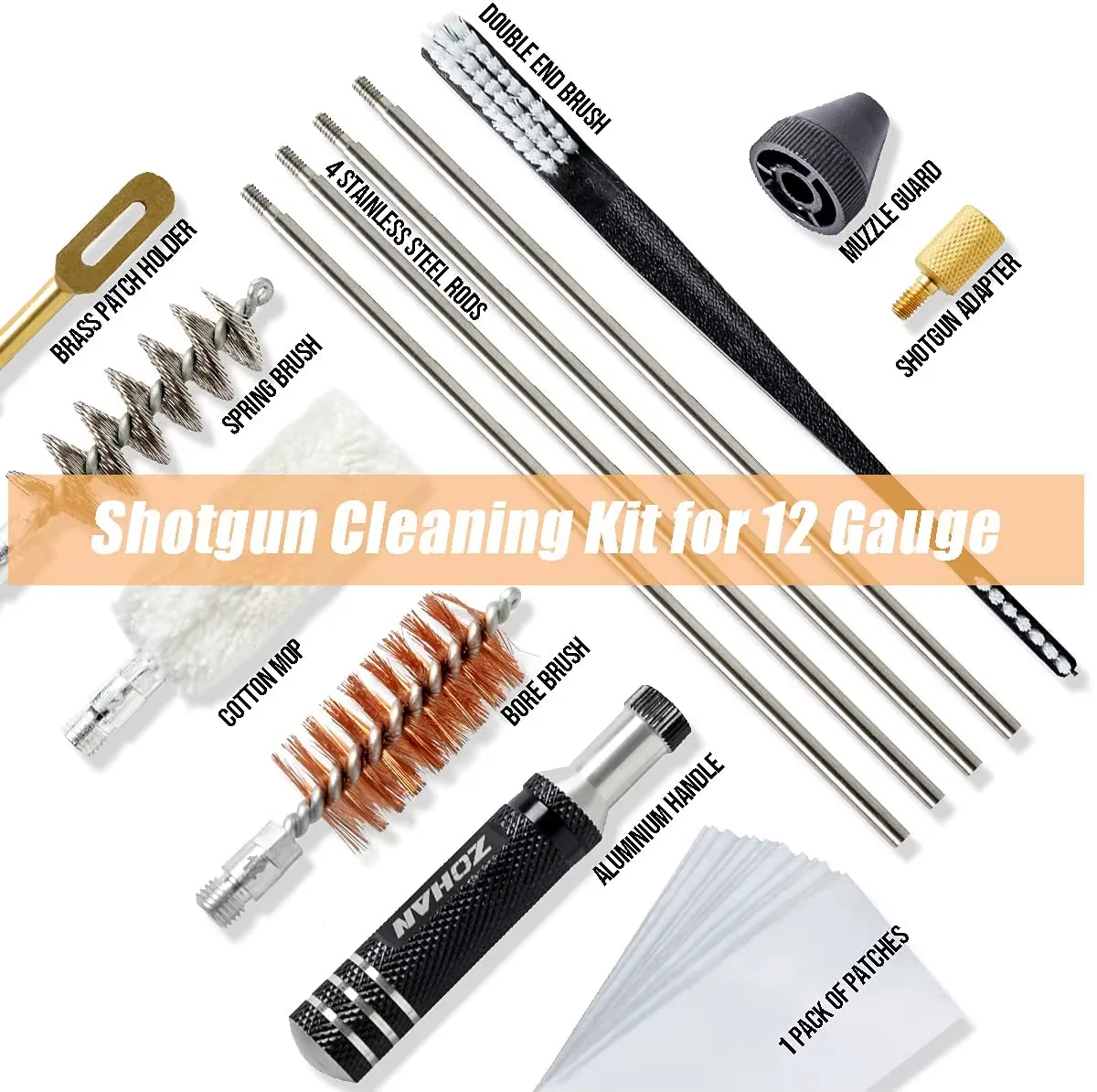 Zohan 12 Gauge Shotgun Cleaning Kit - Image 6